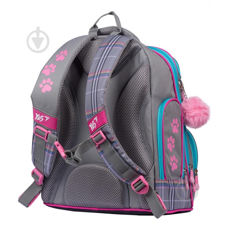 Рюкзак шкільний YES S-30 Juno Max Love сірий 558580 - фото 4