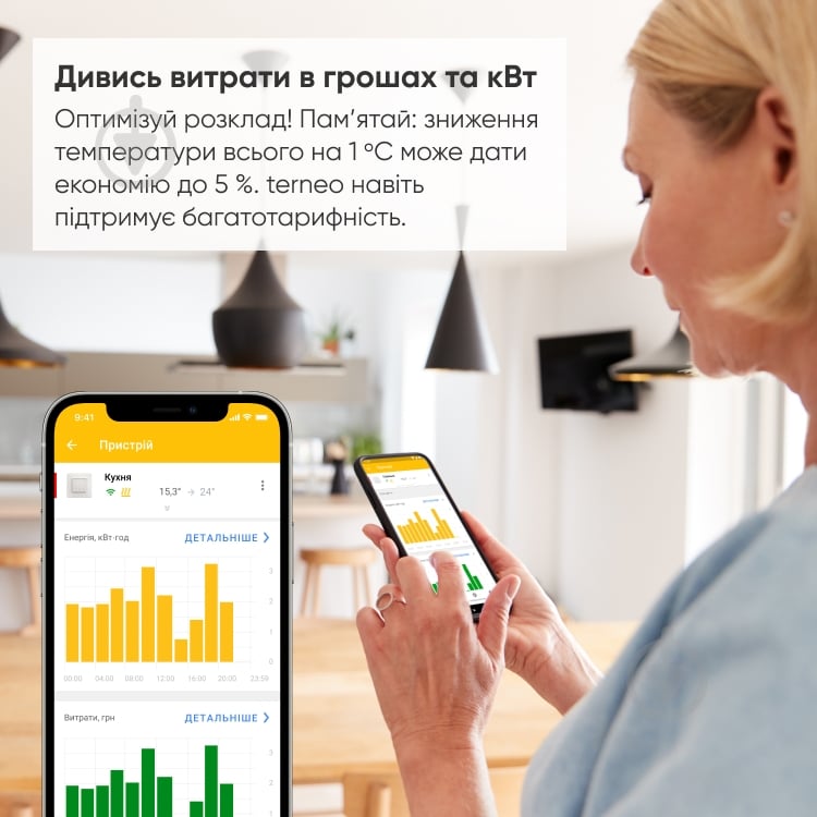 Терморегулятор Terneo sx Smart Wi-Fi з функцією Геозонування - фото 4