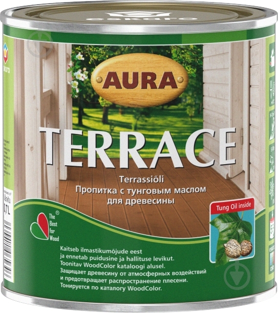 Олива Aura Terrace не створює плівки безбарвний 0,7 л - фото 1 Олива Aura Terrace не створює плівки безбарвний 0,7 л - фото 1