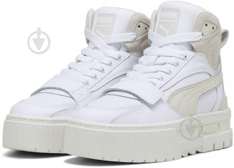 Кроссовки женские демисезонные Puma MAYZE MID PRM WNS 39308301 р.36 бежевые - фото 3