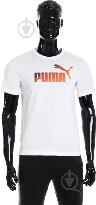 Футболка Puma Hero Tee 83830002 р.XL белый - фото 1