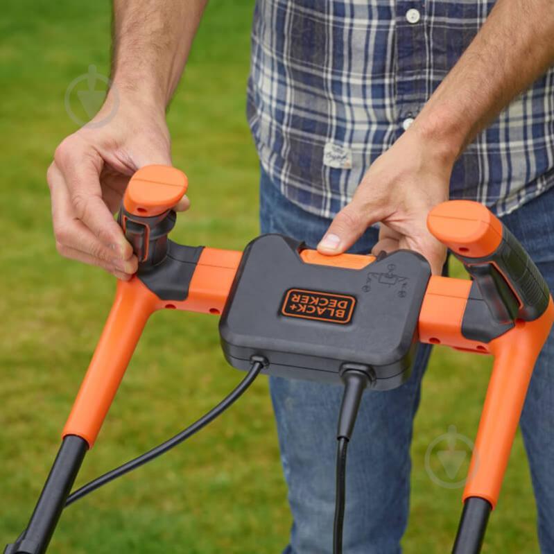 Газонокосарка електрична Black+Decker BEMW461BH 1.4 кВт - фото 4