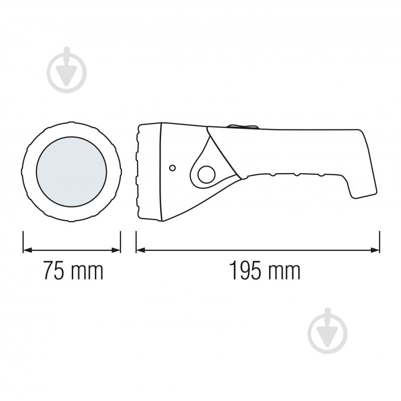 Фонарь HOROZ ELECTRIC LED 0,5W 220-240V PUSKAS-2 - фото 2