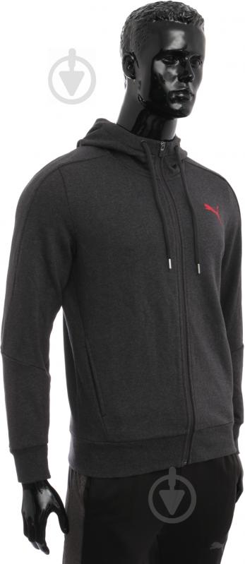 Толстовка Puma Hero FZ Hoody FL 83831507 р. L темно-серый - фото 2