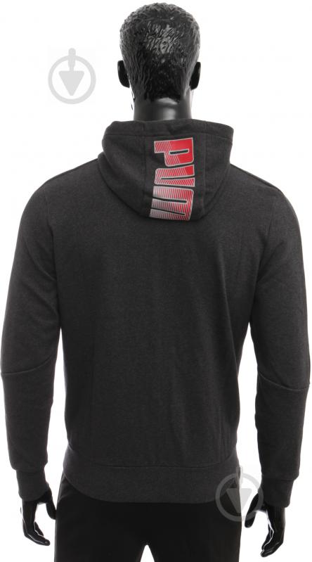 Толстовка Puma Hero FZ Hoody FL 83831507 р. M темно-серый - фото 3