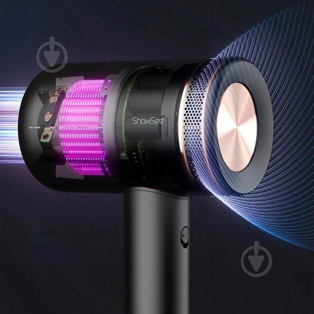 Фен ShowSee A18 Black (A18-GY) EU - фото 7 Фен ShowSee A18 Black (A18-GY) EU - фото 7