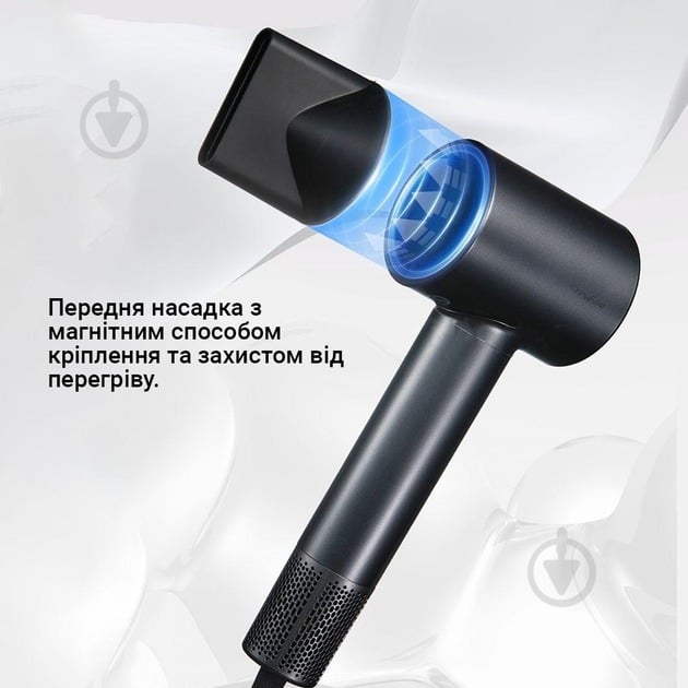 Фен ShowSee A18 Black (A18-GY) EU - фото 3 Фен ShowSee A18 Black (A18-GY) EU - фото 3