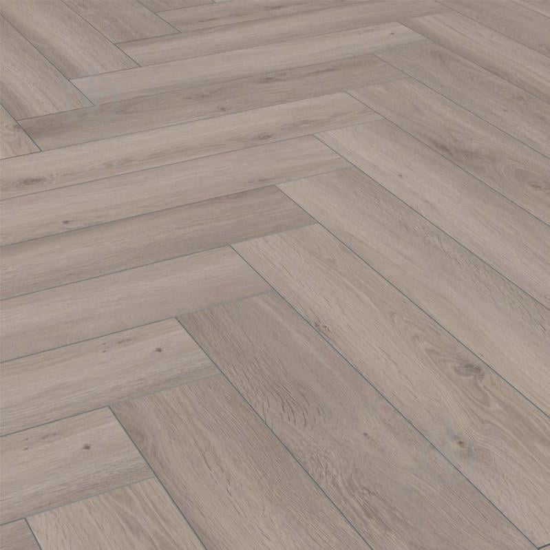 Ламинат елочка Kronotex Herringbone eiche silber 32/АС4/8 мм (3773) - фото 1