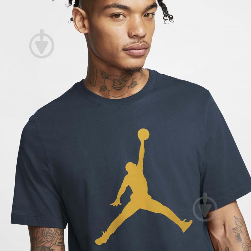 Футболка Jordan M J JUMPMAN SS CREW CJ0921-454 р.S зеленый - фото 4