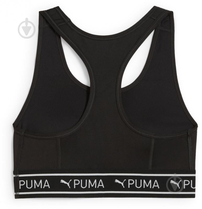 Бра Puma 4KEEPS ELASTIC BRA 52531951 р.XS черный - фото 2