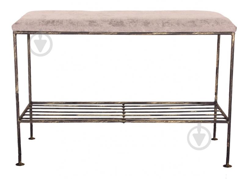 Банкетка Метал Арт София-2 700x300x480 мм коричневый - фото 1