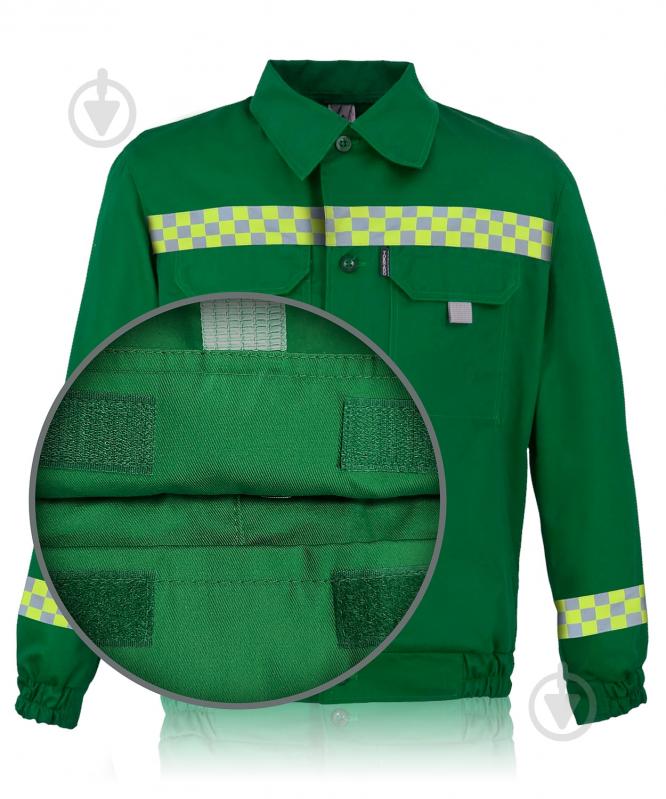 Куртка рабочая Торнадо Сервис 2 р. 64-66 рост 3-4 01051-01к-64-3 зеленый - фото 6