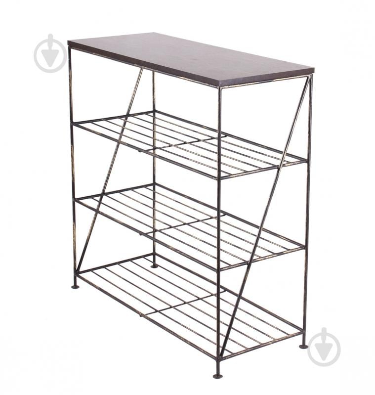 Тумба для взуття Метал Арт "Верде" 350x870 мм чорний - фото 4