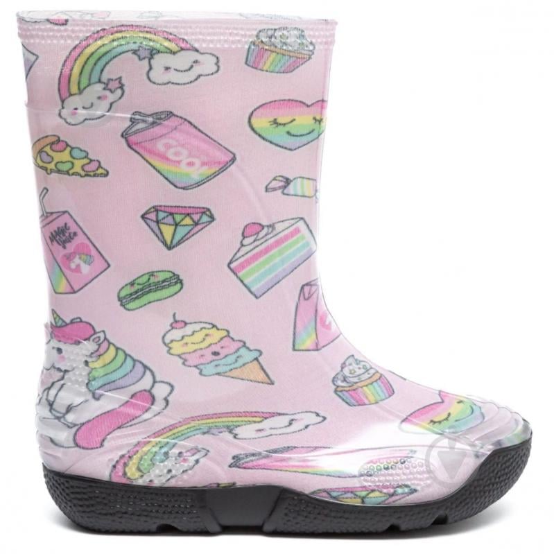 Чоботи гумові для дівчаток Oldcom Cartoon Єдинороги розмір 29-30 рожевий - фото 1 Чоботи гумові для дівчаток Oldcom Cartoon Єдинороги розмір 29-30 рожевий - фото 1