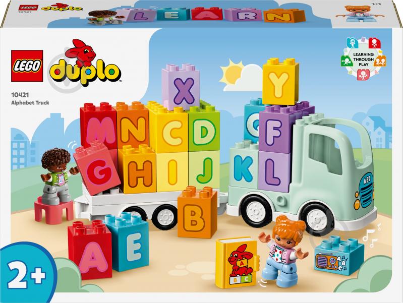 Конструктор LEGO DUPLO Грузовик с алфавитом 10421 - фото 1