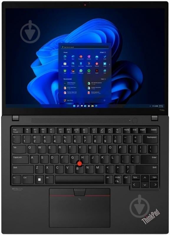 Ноутбук Lenovo ThinkPad T14s 14WUXGA 14" (21BR00DURA) black - фото 4