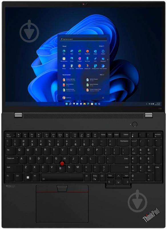 Ноутбук Lenovo ThinkPad T16 Gen 1 16" (21CH002GRA) black - фото 6