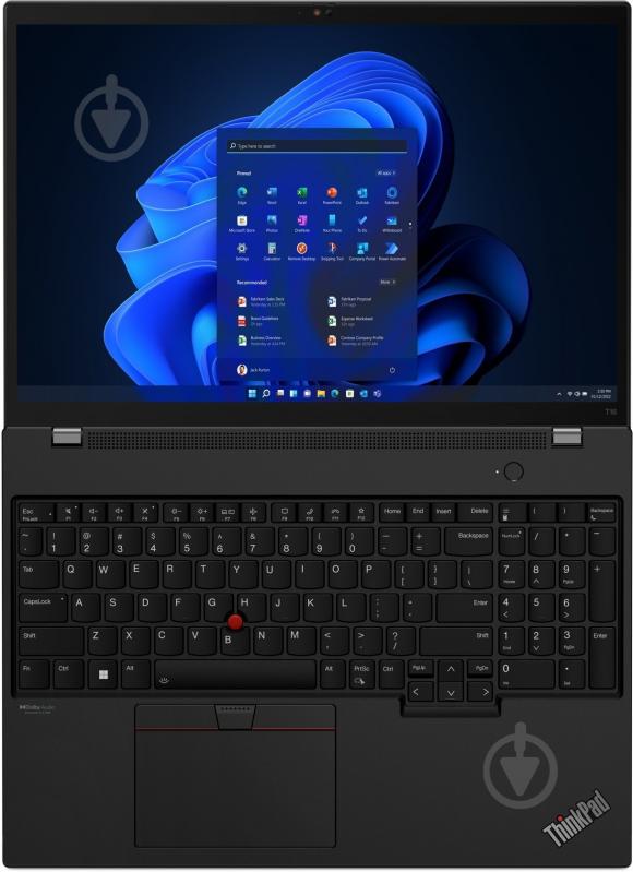 Ноутбук Lenovo ThinkPad T16 16WUXGA 16" (21BV00E9RA) black - фото 5 Ноутбук Lenovo ThinkPad T16 16WUXGA 16" (21BV00E9RA) black - фото 5