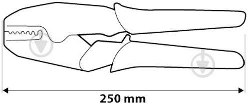 Кліщі обтискні для кабельних наконечників 22-12AWG NEO tools 01-502 - фото 3