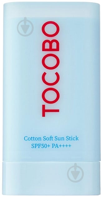 Крем сонцезахисний TOCOBO Cotton Soft Sun Stick SPF50+ PA++++ 19 мл - фото 1