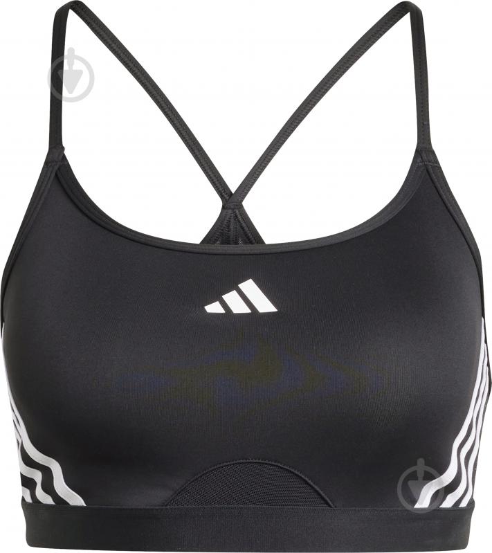 Бра Adidas AERCT LS 3S BRA IQ3354 р.S черный - фото 5