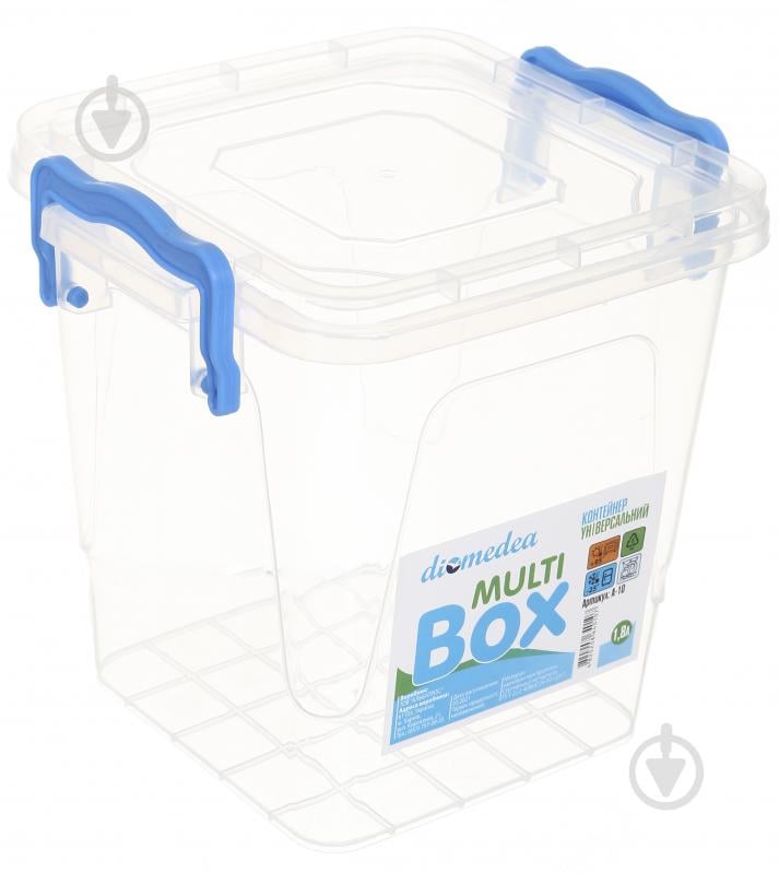 Контейнер для зберігання MultiBox 1,8 л високий пластик Diomedea - фото 1