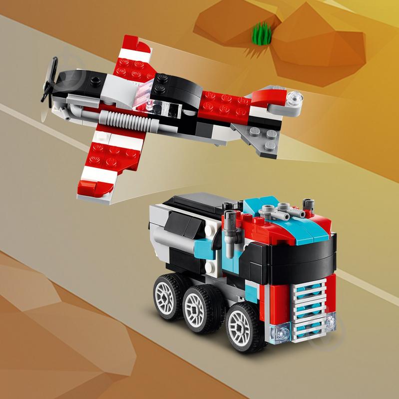 Конструктор LEGO Creator Бортовой грузовик с вертолетом 31146 - фото 9