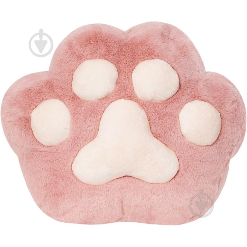 Подушка декоративная Лапка 22x40 см розовый Stip - фото 1