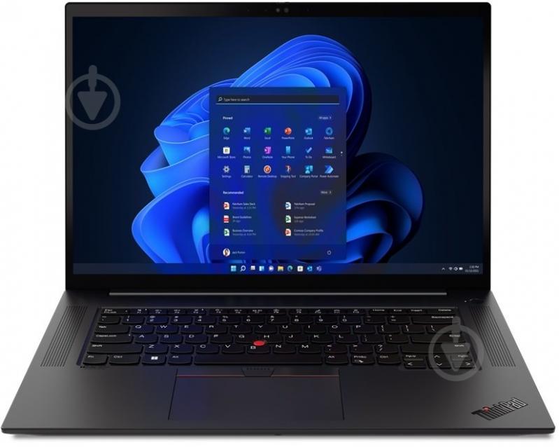 Ноутбук Lenovo ThinkPad X1 Extreme 5 16WQUXGA 16" (21DE001MRA) black - фото 1