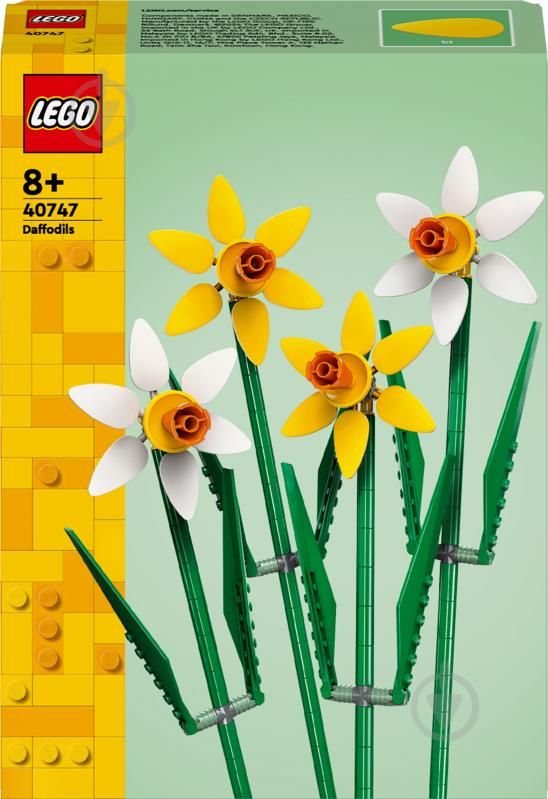 Конструктор LEGO Botanical Нарциси 40747 - фото 1