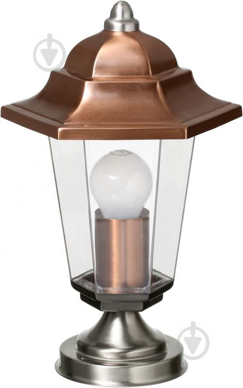 Фонарный столб Crystal Lux E27 60 Вт IP44 медныйхром Chicago/TL Copper - фото 1