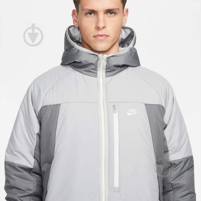 Пальто мужское зимнее Nike M NSW TF RPL LEGACY PARKA DD6844-077 р.M светло-серое - фото 3