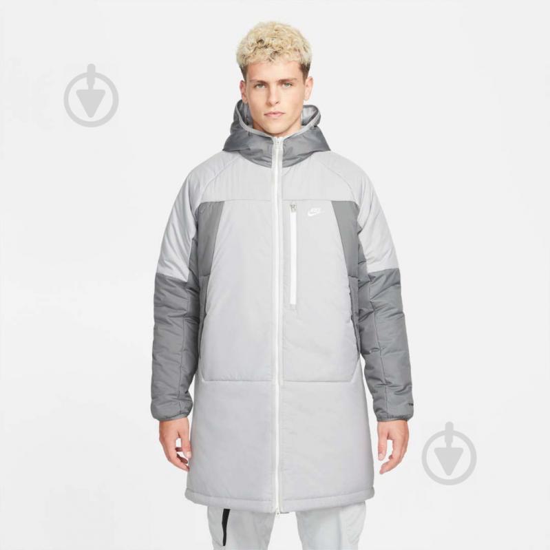 Пальто мужское зимнее Nike M NSW TF RPL LEGACY PARKA DD6844-077 р.M светло-серое - фото 7