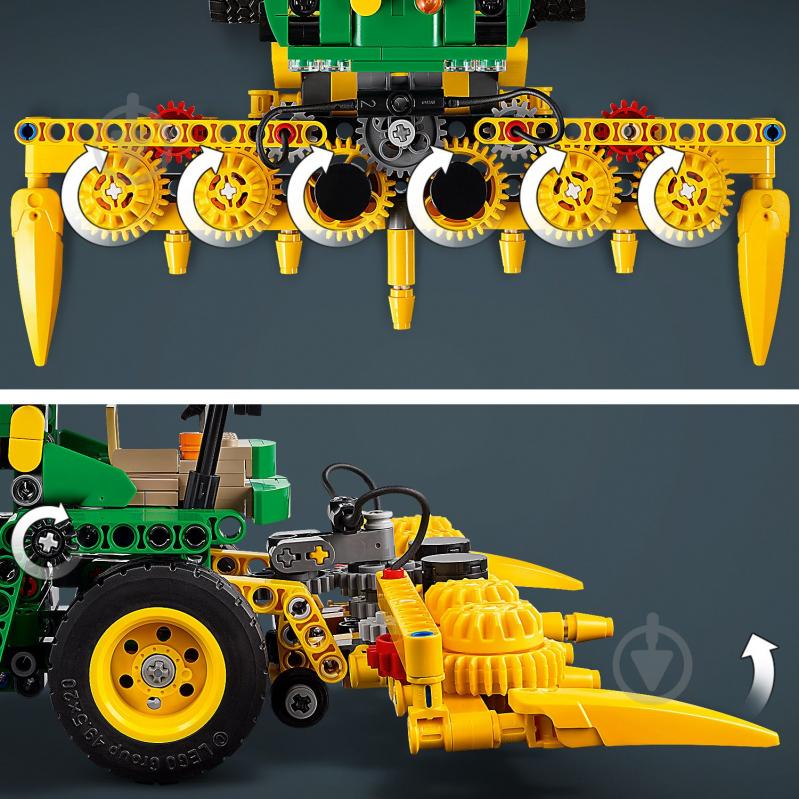 Конструктор LEGO Technic Кормоуборочный кобмайн John Deere 9700 42168 - фото 9