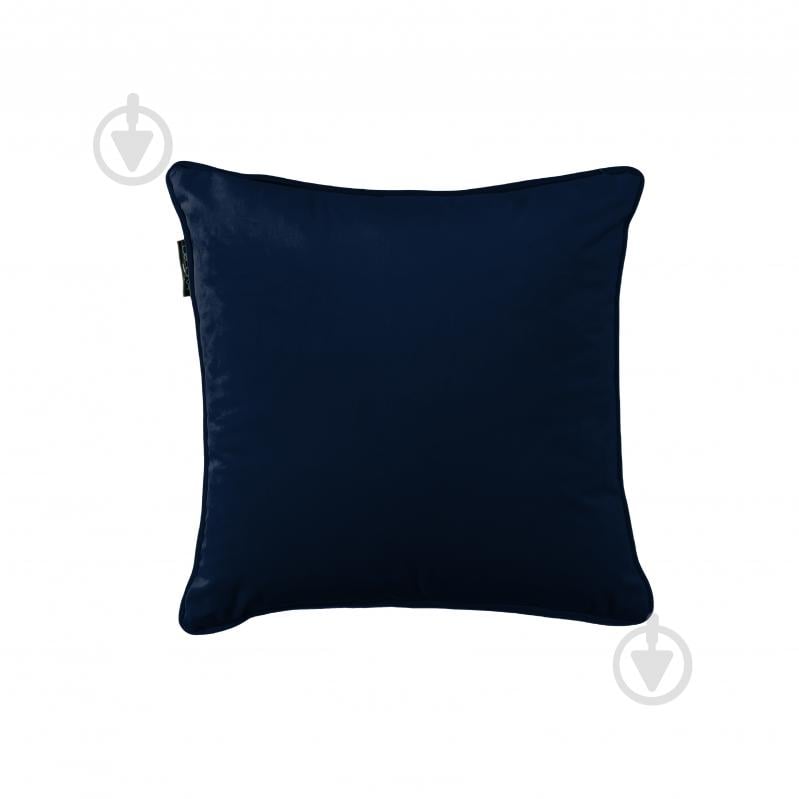 Подушка декоративна Velour 45x45 см синій DECORA - фото 1 Подушка декоративна Velour 45x45 см синій DECORA - фото 1