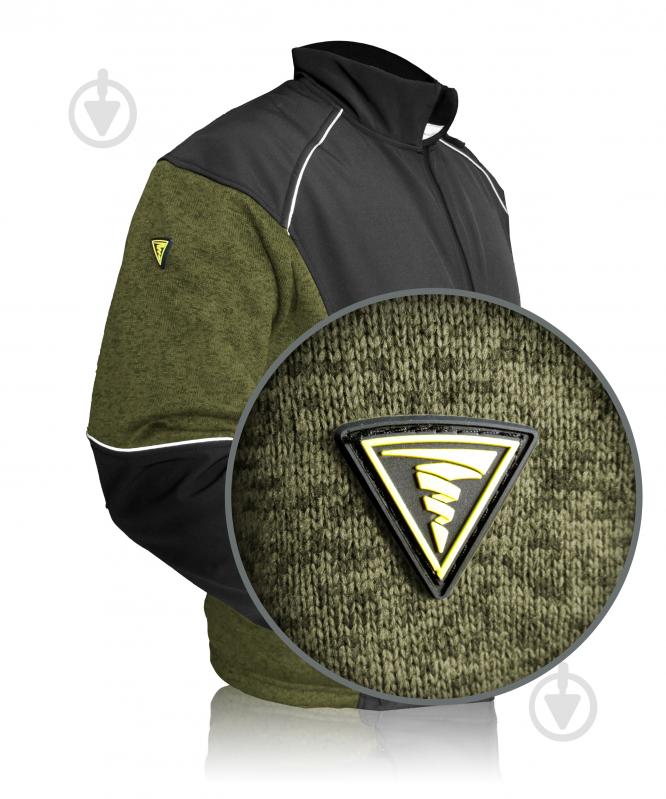 Куртка TORNADO Софтшелл р. 3XL рост 3-4 34123-10-9-56-3 оливковый/черный - фото 3