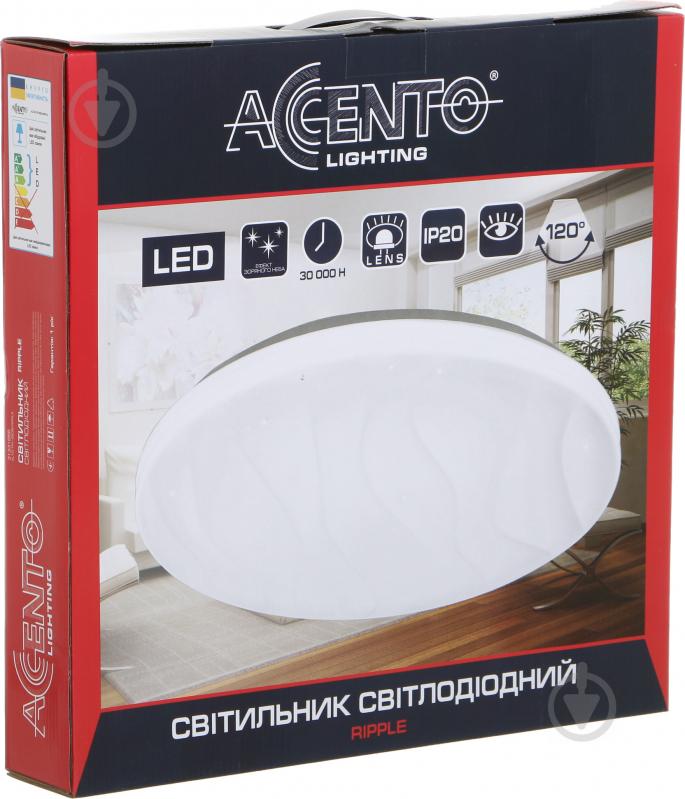 Светильник светодиодный Accento lighting ALTD-TRY-SS36-RIPPLE 36 Вт белый 4000 К - фото 5