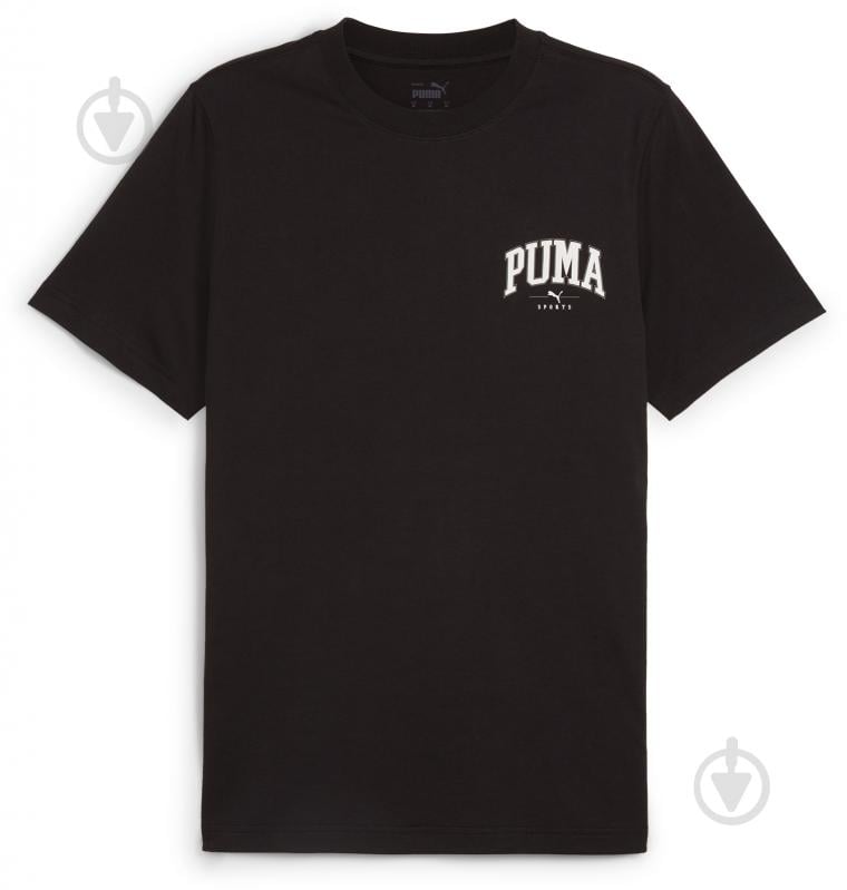 Футболка Puma PUMA SQUAD SMALL GRAPHIC TEE 68179201 р.2XL черный - фото 1