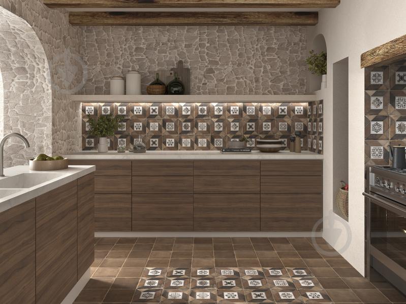 Плитка Mainzu Elegance Deco Brown 20х20 см - фото 3 Плитка Mainzu Elegance Deco Brown 20х20 см - фото 3