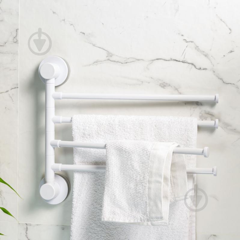 Тримач для рушників MVM BP-28 WHITE - фото 6