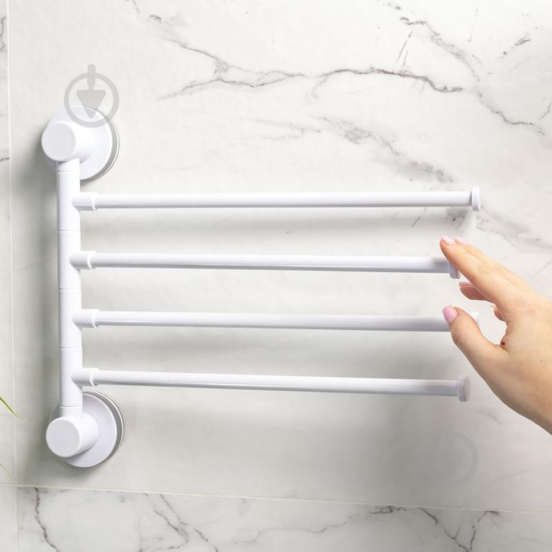 Тримач для рушників MVM BP-28 WHITE - фото 7