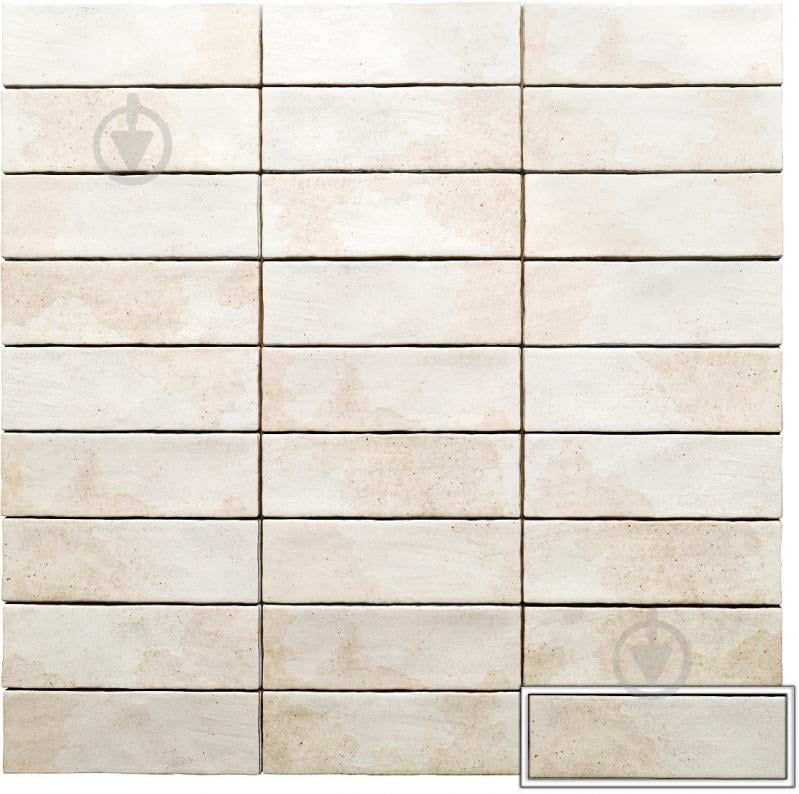 Плитка Mainzu Korfu White 6,5х20 см - фото 1