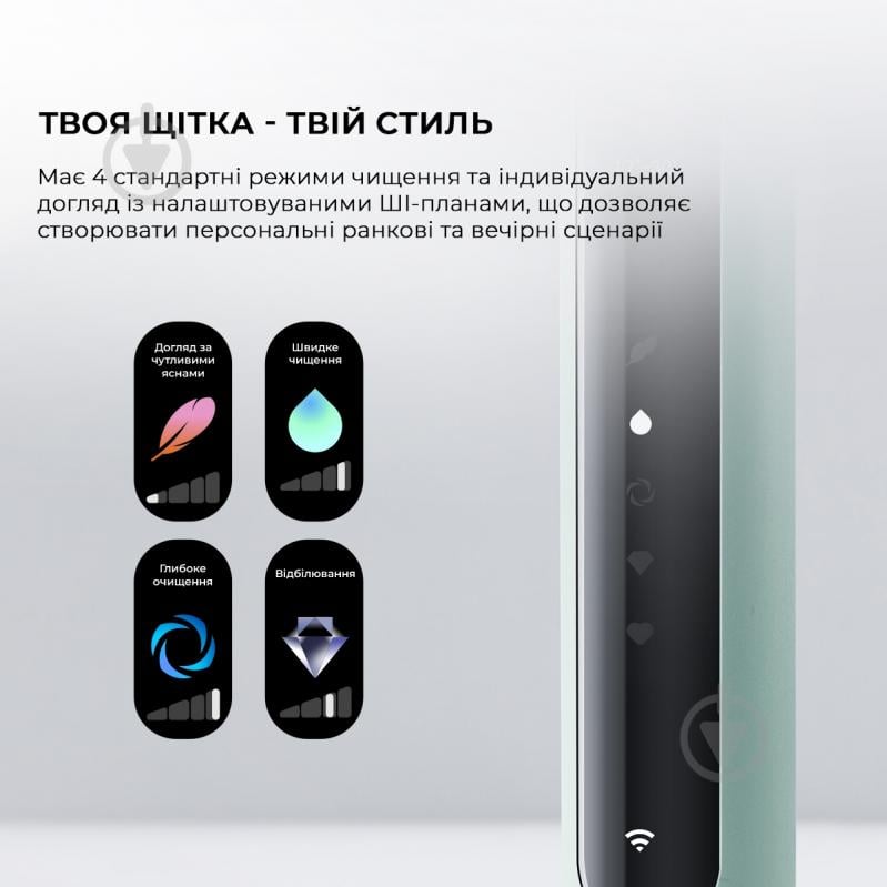 Электрическая зубная щетка Oclean X Pro 20 Set Electric Toothbrush Black - фото 12 Электрическая зубная щетка Oclean X Pro 20 Set Electric Toothbrush Black - фото 12