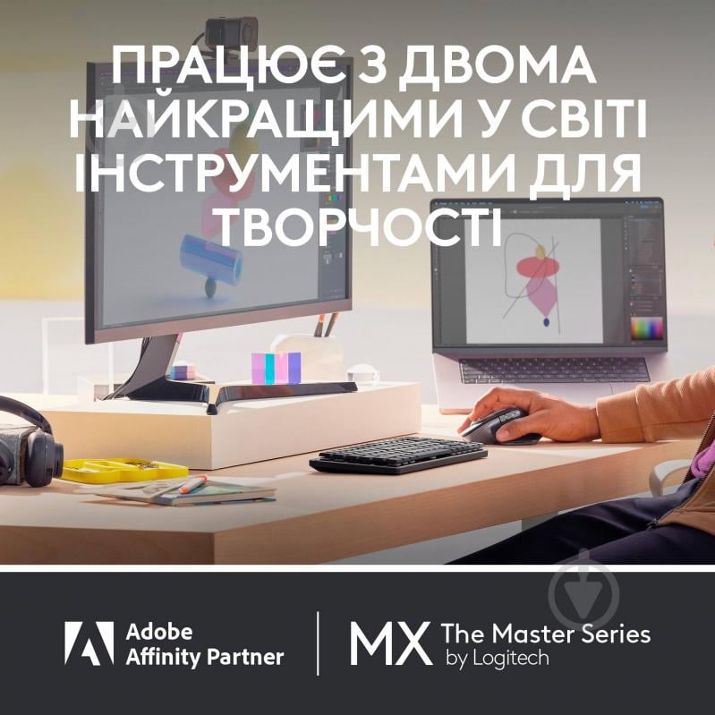 Мишка Logitech MX Master 3S For Mac Performance Wireless Mouse space grey (L910-006571) - фото 11 Мишка Logitech MX Master 3S For Mac Performance Wireless Mouse space grey (L910-006571) - фото 11