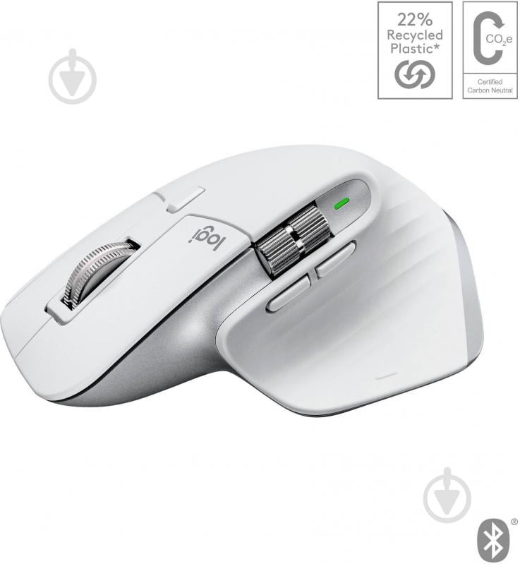 Мишка Logitech MX Master 3S For Mac Performance Wireless Mouse pale grey (L910-006572) - фото 1 Мишка Logitech MX Master 3S For Mac Performance Wireless Mouse pale grey (L910-006572) - фото 1