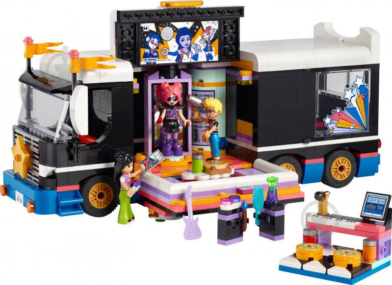 Конструктор LEGO Friends Автобус для музичного туру попзірки 42619 - фото 3