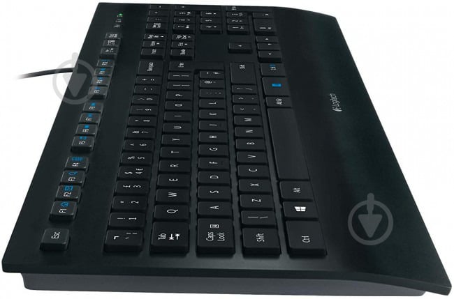 Клавіатура Logitech Keyboard K280e for Business USB (L920-005217) black - фото 3