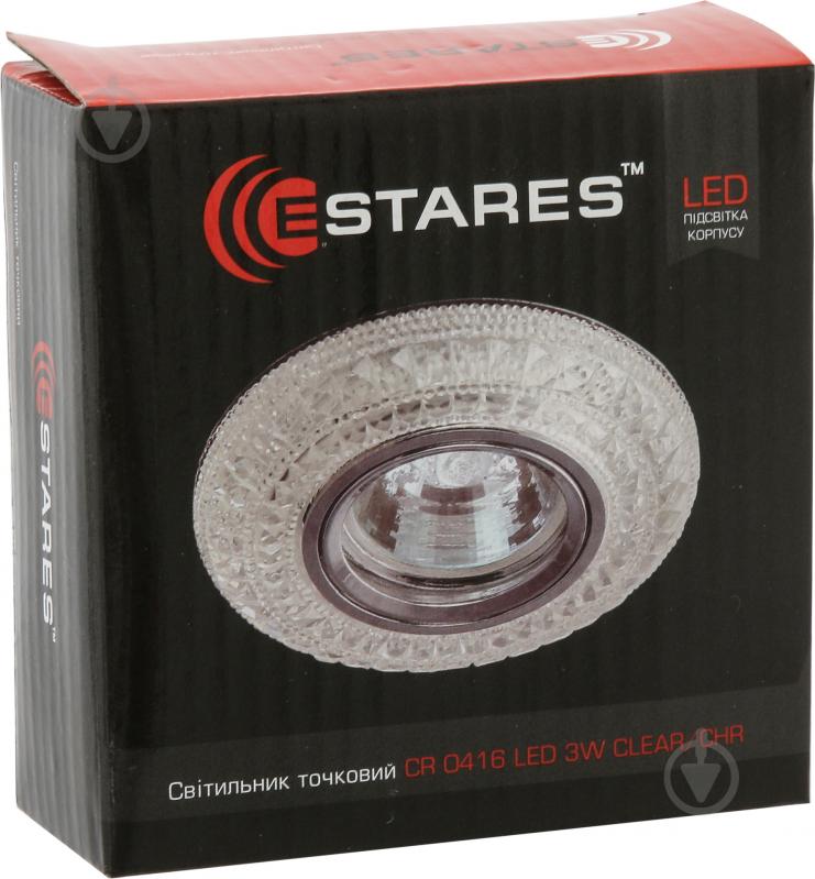 Светильник точечный Estares CR 0416 CL/CHR 35 Вт GU5.3 прозрачный/хром - фото 5