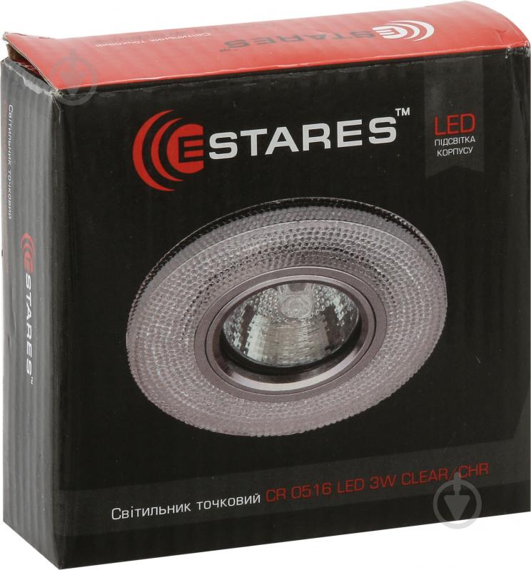 Светильник точечный Estares CR 0516 CL/CHR 35 Вт GU5.3 прозрачный/хром - фото 5