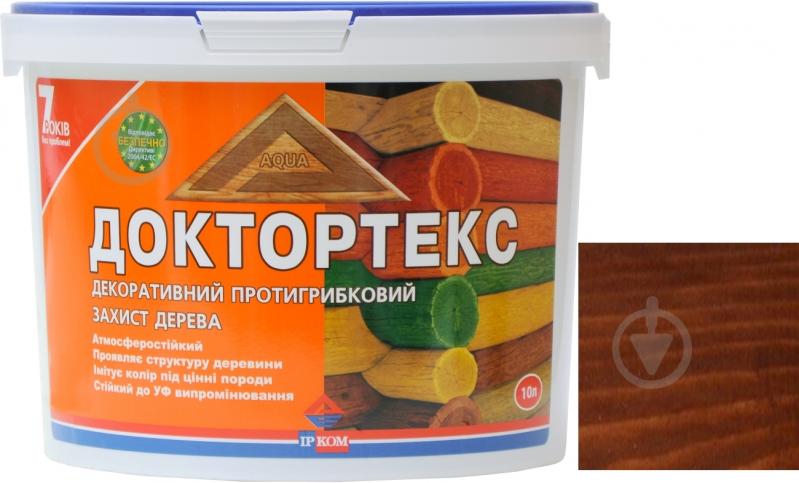Лазур ІРКОМ Доктортекс IP-013 каштан шовковистий мат 10 л - фото 5